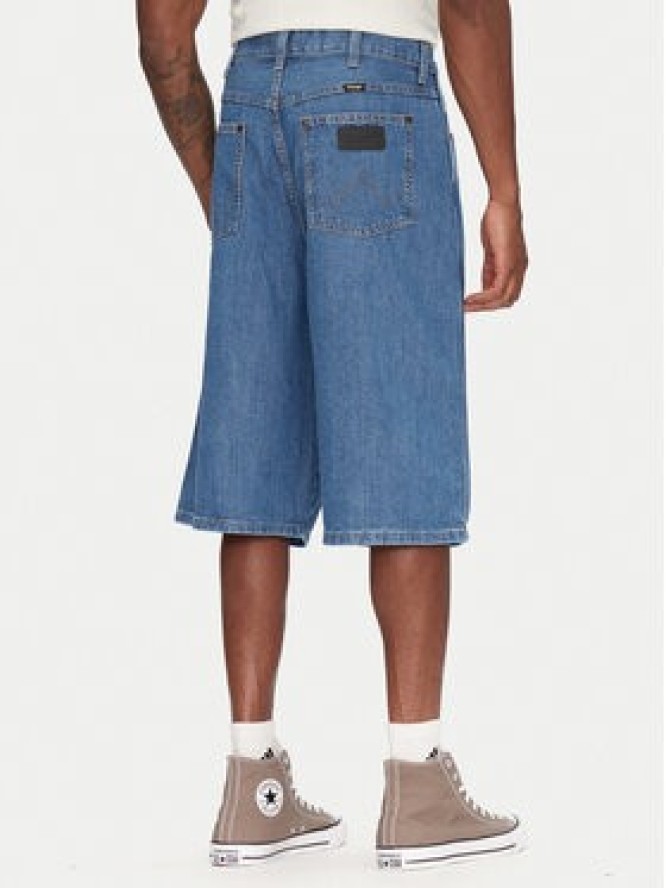 Wrangler Szorty jeansowe Jort 112362509 Niebieski Oversize