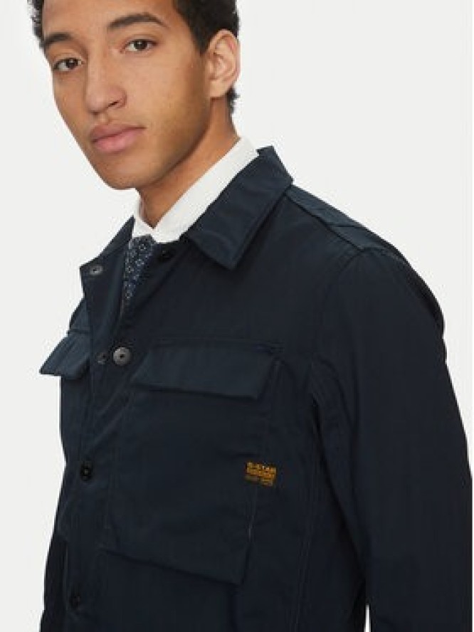 G-Star Raw Kurtka przejściowa 4 Pkt Overshirt D26429-D387 Granatowy Slim Fit