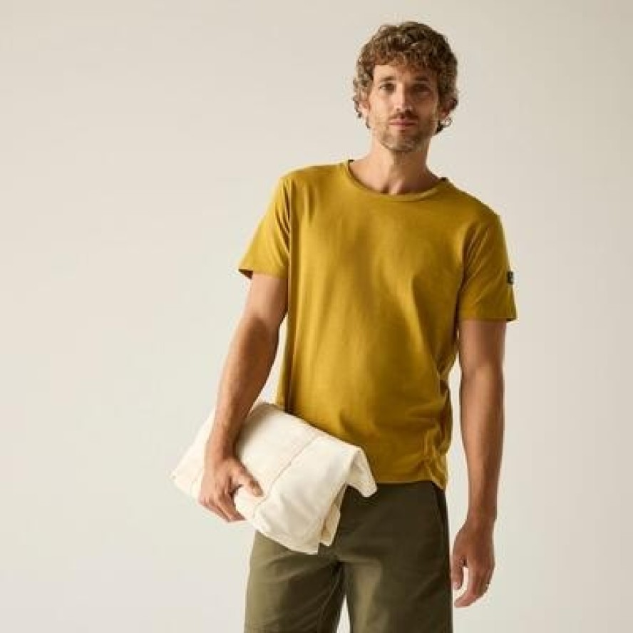 Męska koszulka z krótkim rękawem i logo Finlo