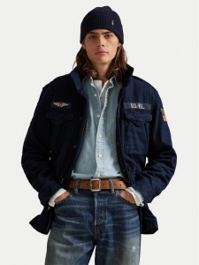 Polo Ralph Lauren Kurtka przejściowa 710968704001 Granatowy Regular Fit