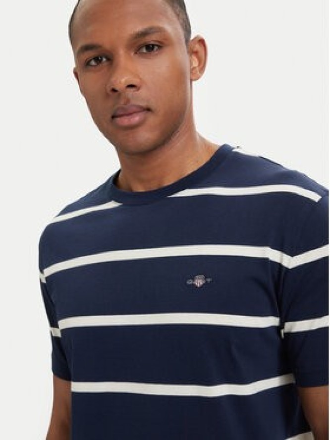 Gant T-Shirt 2003398 Granatowy Regular Fit