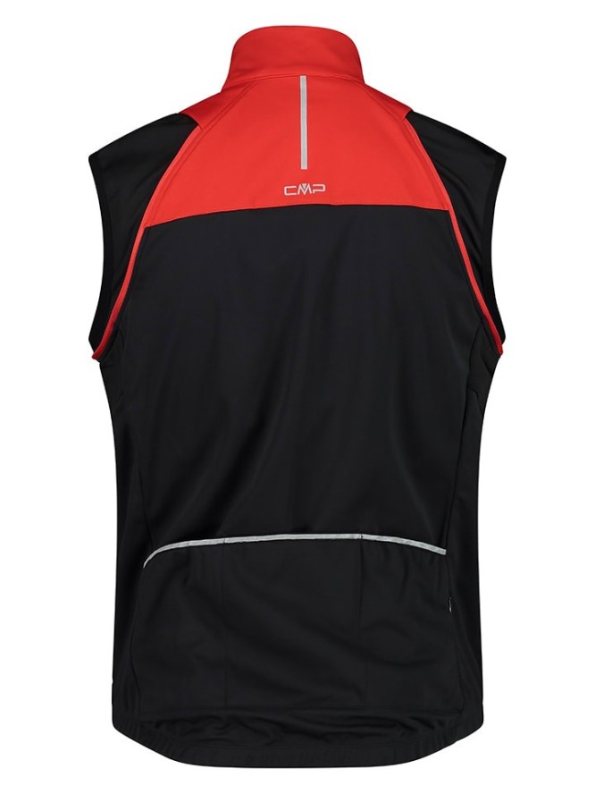 CMP Kurtka softshellowa 2w1 w kolorze czarno-czerwonym rozmiar: 52