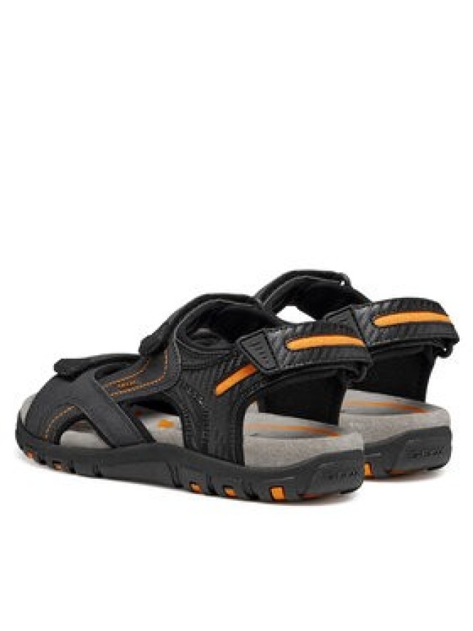 Geox Sandały U Sandal Strada U8224D 0EKBC C4367 Czarny