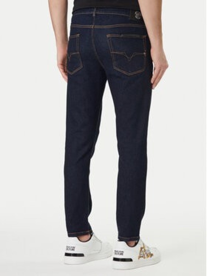Versace Jeans Couture Jeansy 80GAB5K0 DW042 Granatowy Skinny Fit