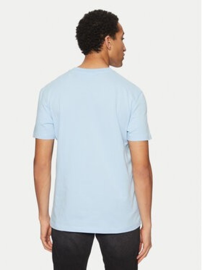 Calvin Klein Jeans T-Shirt Monologo J30J325649 Błękitny Regular Fit