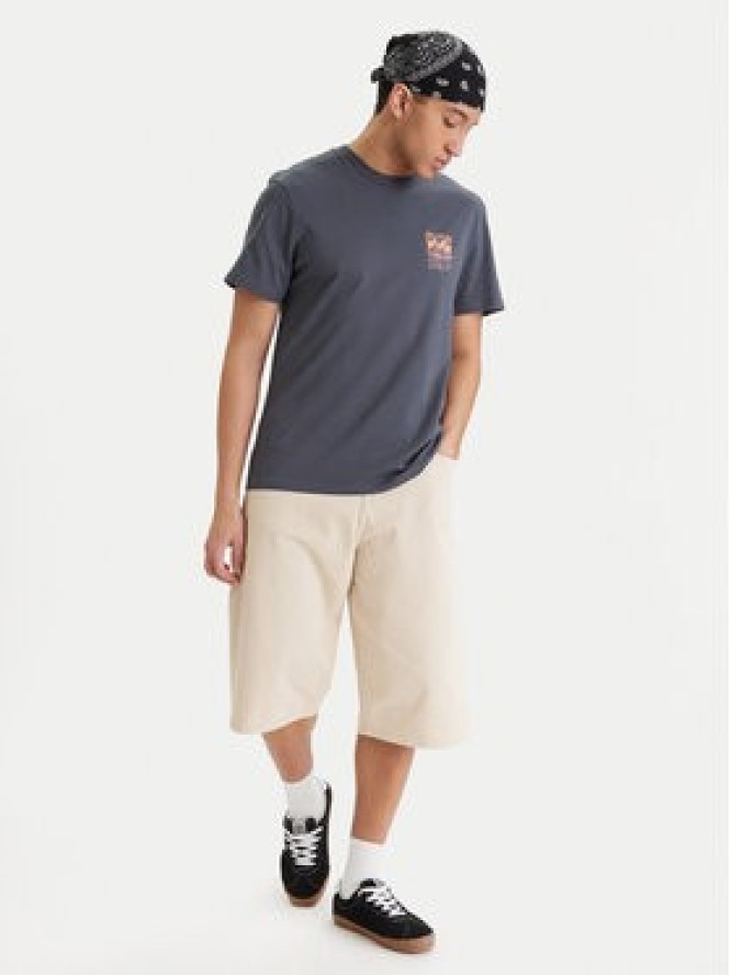 Billabong T-Shirt Stamp EBYZT00293 Granatowy Regular Fit