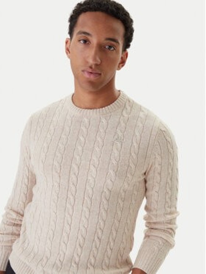 Robe di Kappa Sweter 63111DW Beżowy Regular Fit