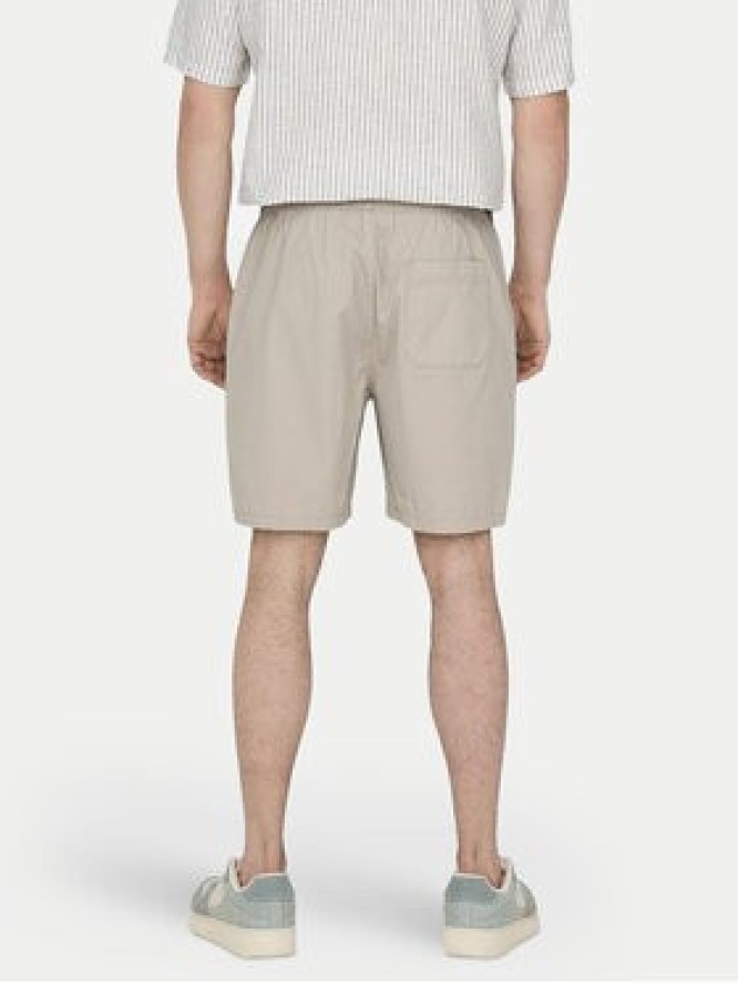 Only & Sons Szorty materiałowe Tel 22027949 Beżowy Regular Fit
