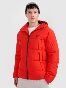 4F Kurtka puchowa z wypełnieniem syntetycznym męska - czerwona M