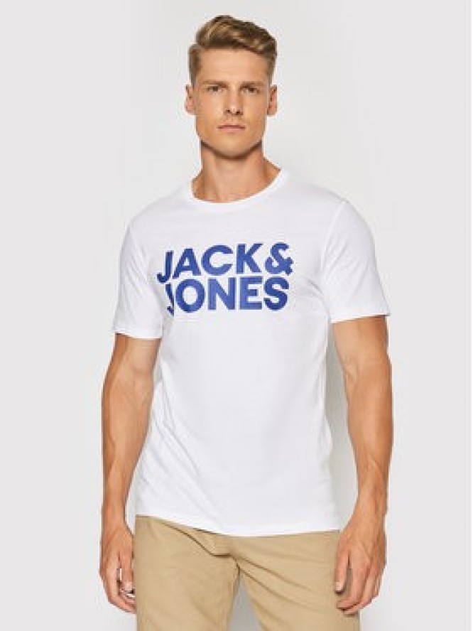 Jack & Jones Komplet 3 t-shirtów Corp Logo 12191762 Kolorowy Regular Fit