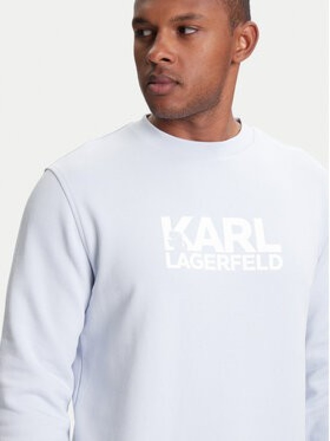 KARL LAGERFELD Bluza 705091 553917 Błękitny Regular Fit