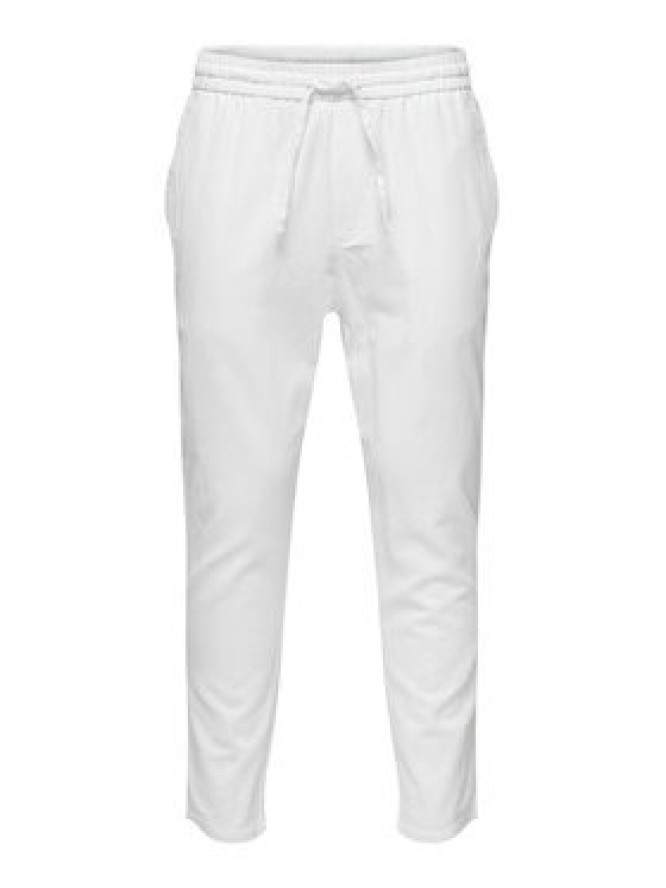 Only & Sons Spodnie materiałowe 22024966 Biały Tapered Fit