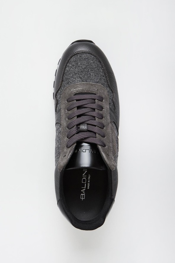 Sneakersy męskie ze skóry cielęcej nappa BALDININI