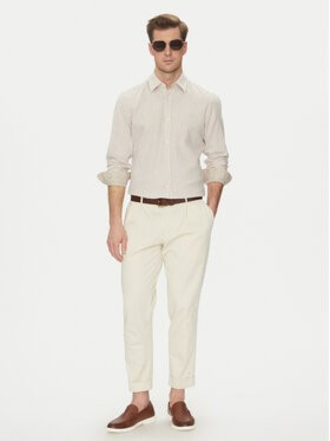 JOOP! Jeans Koszula 15 JJSH-92Hanson2K-W 30045977 Beżowy Regular Fit