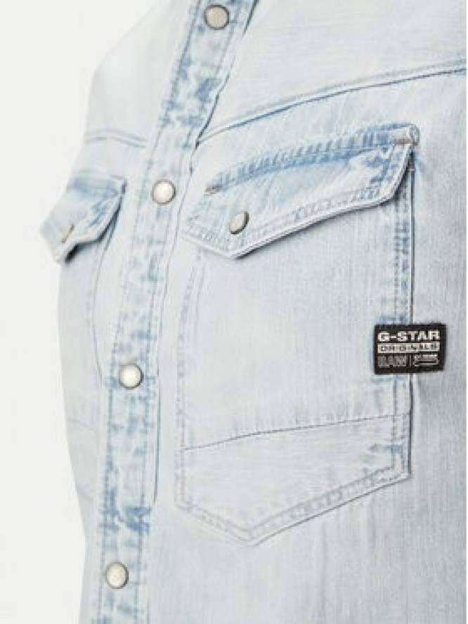 G-Star Raw Koszula jeansowa Dakota D23616-D252 Niebieski Regular Fit