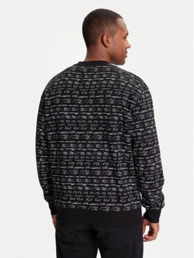 KARL LAGERFELD Bluza 705109 553910 Czarny Regular Fit