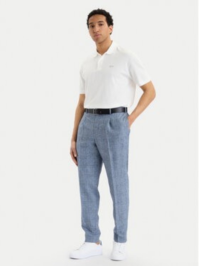 Tommy Hilfiger Spodnie materiałowe Smart MW0MW42715 Granatowy Regular Fit