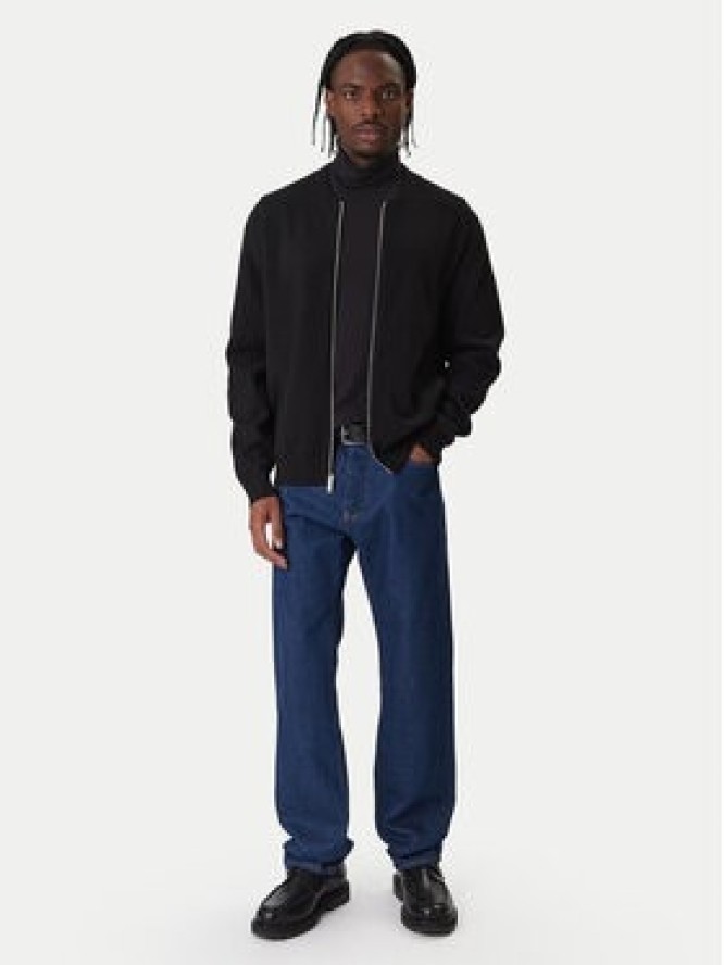 Calvin Klein Kardigan LV040EM324 Czarny Regular Fit