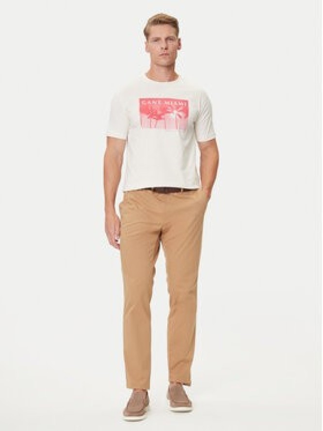 Gant T-Shirt 2003342 Écru Regular Fit