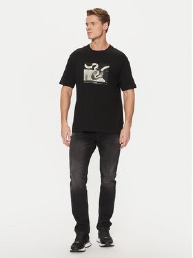 BOSS T-Shirt 50534919 Czarny Regular Fit