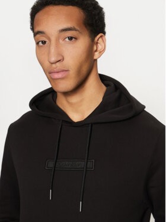 Calvin Klein Bluza Embroidered Logo K10K113564 Czarny Regular Fit