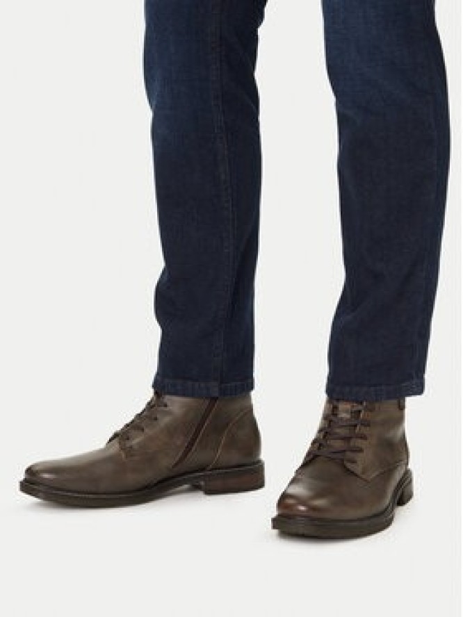 Bugatti Kozaki BUGATTI-3117823L1000 6100 DARK BROWN Brązowy