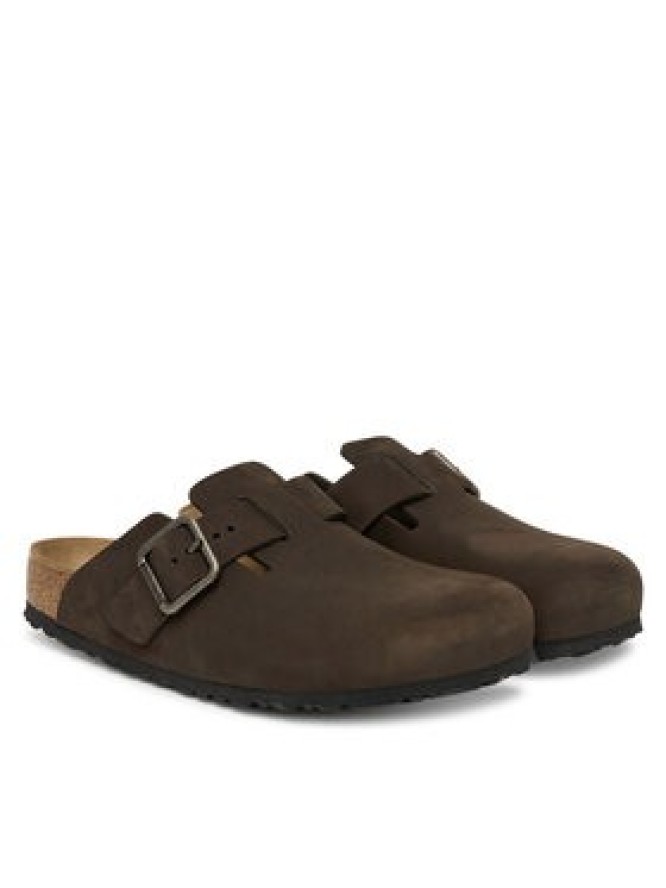 Birkenstock Klapki Boston Wire Buckle 1032760 Brązowy ciemny