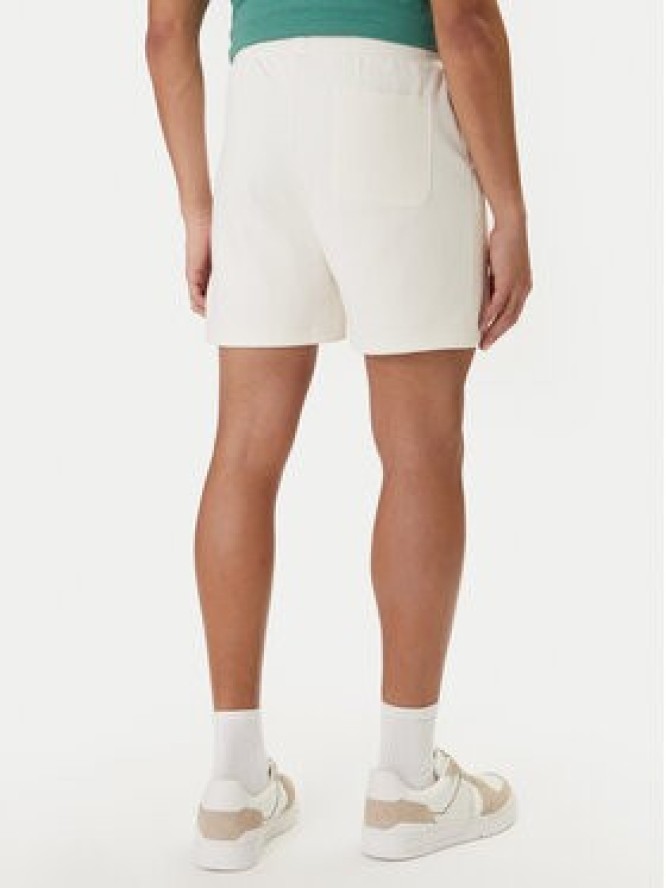 Tommy Jeans Szorty sportowe Contrast Linear DM0DM22697 Biały Regular Fit