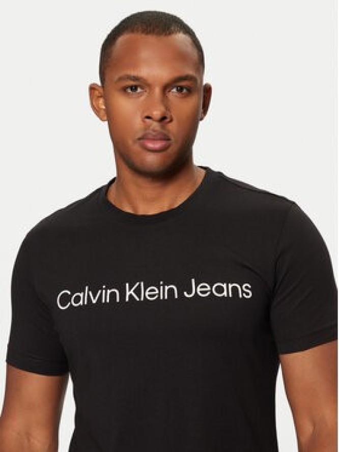 Calvin Klein Jeans T-Shirt J30J322552 Czarny Slim Fit