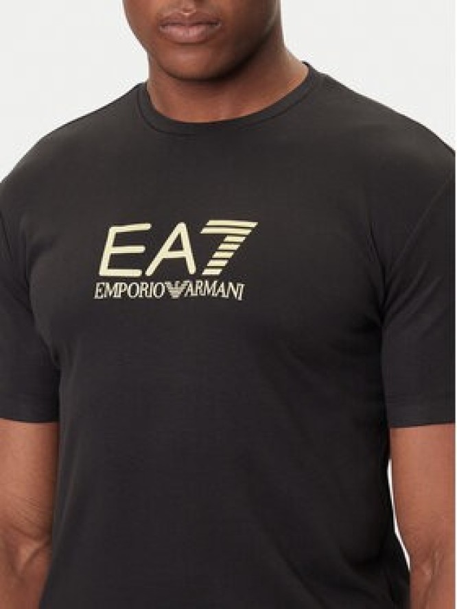 EA7 Emporio Armani T-Shirt 7M000667 AF13739 UC001 Czarny Slim Fit