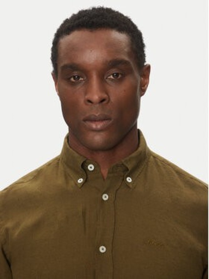 BOSS Koszula 50520283 Zielony Slim Fit