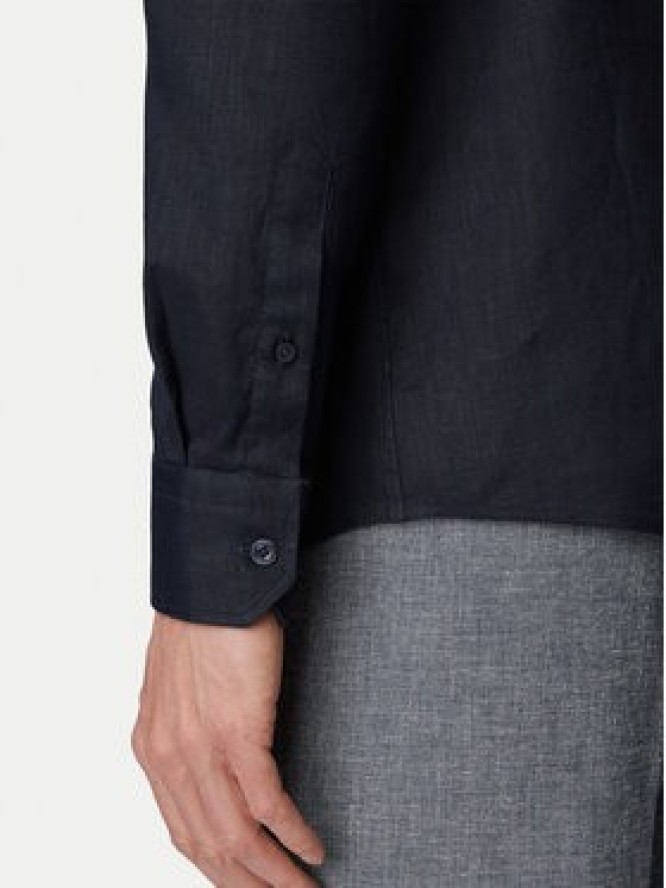 KARL LAGERFELD Koszula 605084 562791 Granatowy Regular Fit