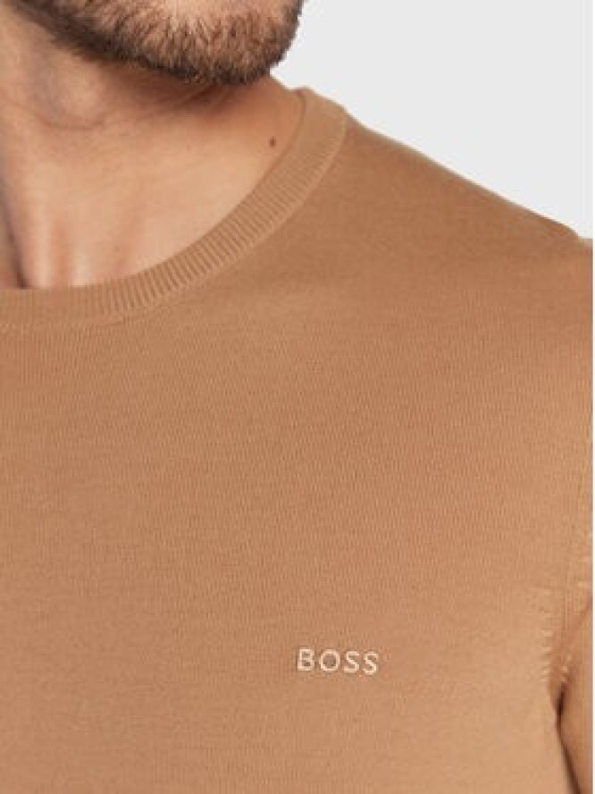 BOSS Sweter Botto-L 50476364 Brązowy Regular Fit