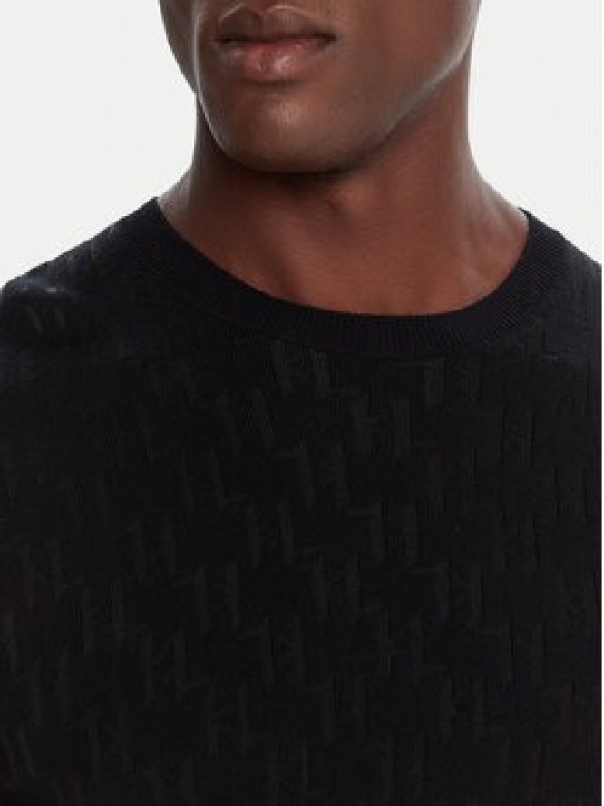 KARL LAGERFELD Sweter 655018 554302 Czarny Regular Fit