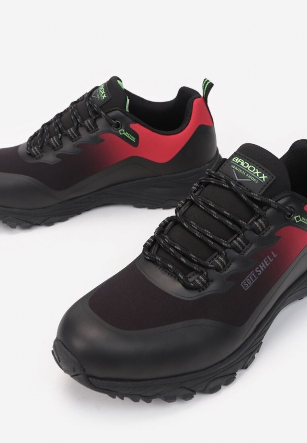 Czarno-Zielone Buty Sportowe Telape