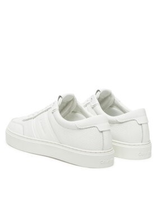 Calvin Klein Sneakersy Clean Cup Low Lace Tape HM0HM01898 Biały