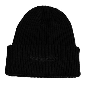 Czapka zimowa miejska Mitchell & Ness czarna