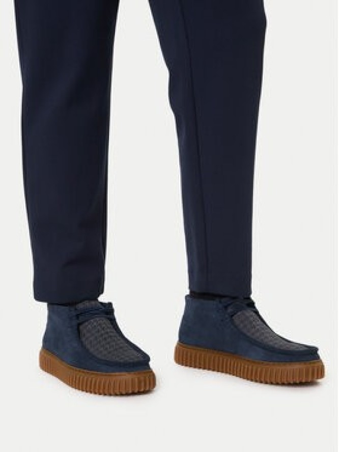 Clarks Trzewiki Torhill Hi 26183427 Granatowy