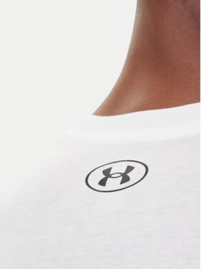 Under Armour T-Shirt Ua Sportstyle Logo Update Ss 1382911 Biały Loose Fit
