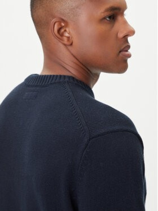 Guess Jeans Sweter M4BR31 Z3HM1 Granatowy Regular Fit