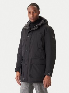 BOSS Kurtka puchowa H-Detoni 50540472 Czarny Regular Fit
