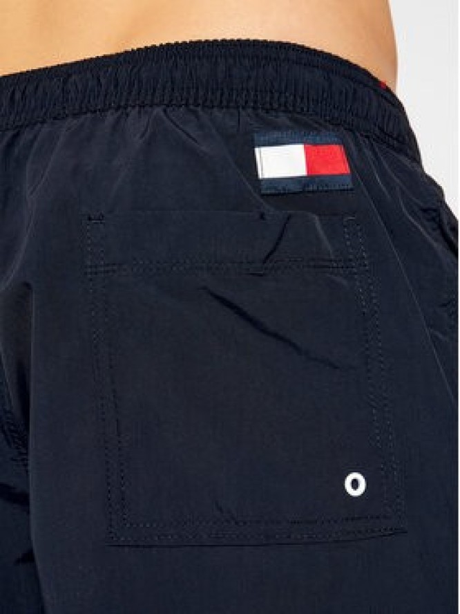 Tommy Hilfiger Szorty kąpielowe UM0UM02048 Granatowy Slim Fit