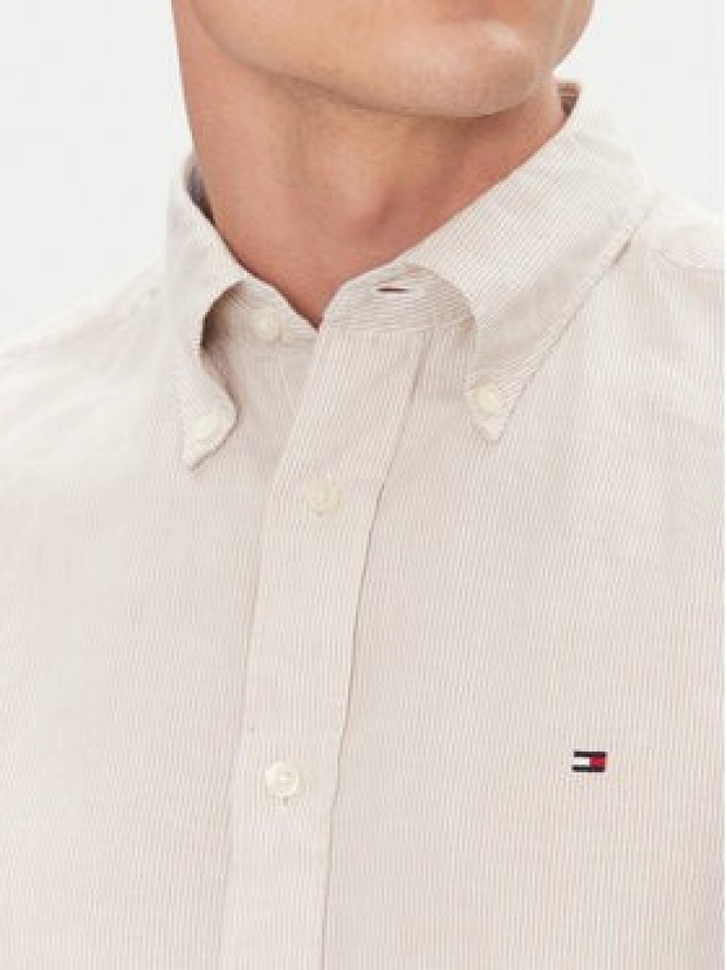Tommy Hilfiger Koszula MW0MW40704 Beżowy Regular Fit