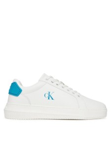 Calvin Klein Jeans Sneakersy Chunky Cupsole Ru Patch Lth YM0YM01296 Biały