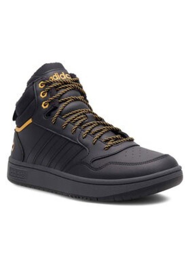 adidas Sneakersy HOOPS 3.0 MID WINTER IG7928 Czarny