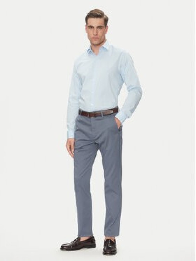 Calvin Klein Koszula Essential LV019EU000 Błękitny Slim Fit