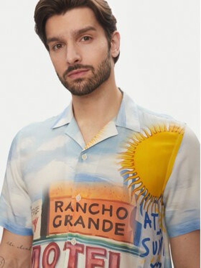 Lindbergh Koszula 30-203735 Kolorowy Relaxed Fit