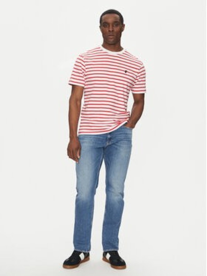 Save The Duck T-Shirt DT1743M BESY20 Czerwony Regular Fit