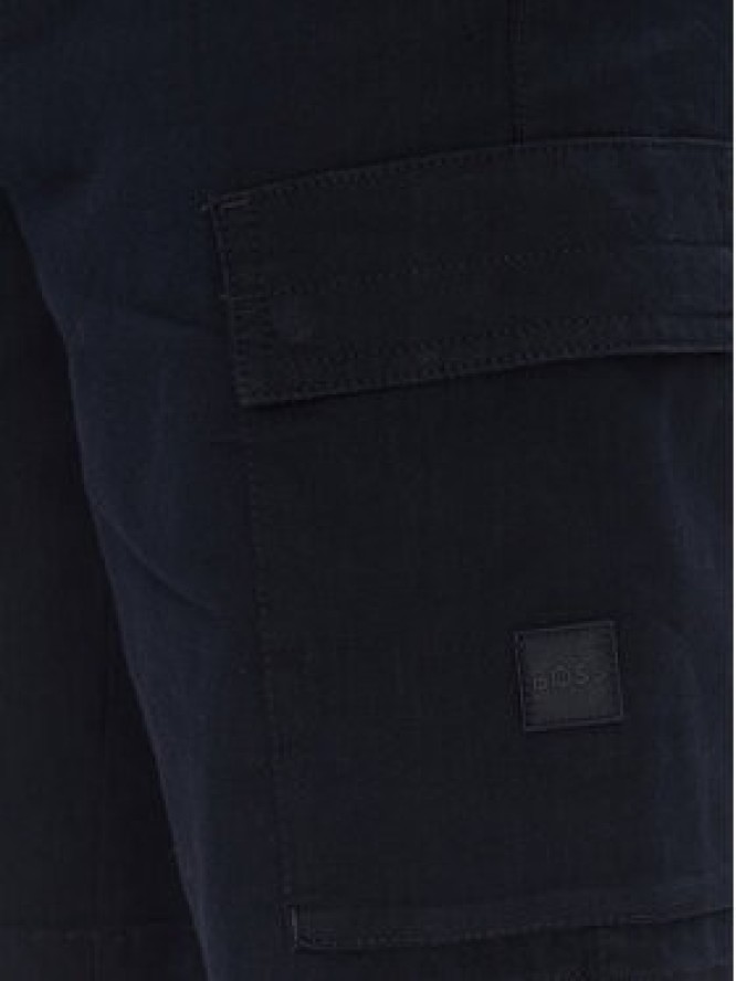 BOSS Szorty materiałowe Sisla-9 50536888 Granatowy Slim Fit