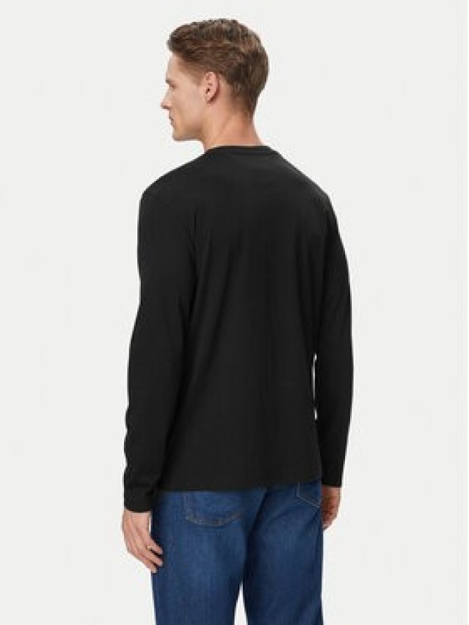 Tommy Hilfiger Longsleeve Script Stack MW0MW43225 Czarny Regular Fit